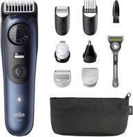 Braun - Series 9 All-in-one 9530 Electric Shaver Trimmer Kit - Deep Blue Metallic - Alternate Views