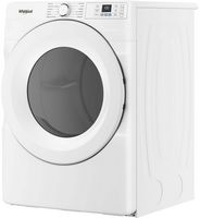 Whirlpool - 7.4 Cu. Ft. Stackable Gas Dryer with Steam and Wrinkle Shield Option - White - Alternate Views