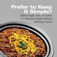 Hamilton Beach - FlexCook 6 Qt Digital Slow Cooker - Silver - Alternate Views