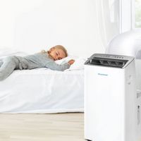 Keystone - 14,000 BTU ASHRAE/12,000 BTU DOE Portable Inverter Air Conditioner with Remote Control... - Alternate Views