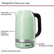 KitchenAid - 1.7 Liter Electric Kettle - Pistachio - Alternate Views