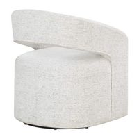 OSP Home Furnishings - Devin Swivel Chair - White - Alternate Views