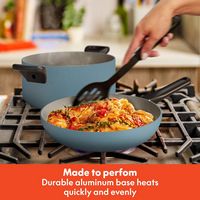 Bella - 21-Piece Ceramic Nonstick Cookware Set - Surf - Alternate Views