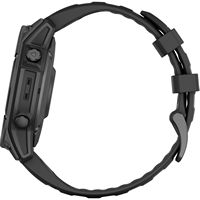 Garmin - fēnix E GPS Smartwatch 47mm Fiber-reinforced polymer - Slate Gray Steel - Alternate Views