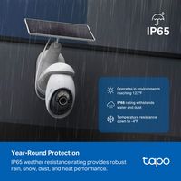 TP-Link - Tapo Wireless Pan-Tilt Security 4K Ultra Camera, 360° Coverage, with Solar, IP65 Weathe... - Alternate Views