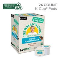 Newman's Own - Organics Special Blend Keurig Single-Serve K-Cup Pods, Medium Roast Coffee, 24 Count - Alternate Views