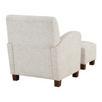 OSP Home Furnishings - Aiden Chair & Ottoman - Quartz - Alternate Views