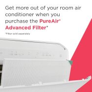 Frigidaire - 12,000 BTU 550 Sq. Ft. Smart Inverter Window Air Conditioner with Remote - White - Alternate Views