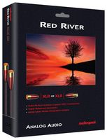 AudioQuest - Red River XLR > XLR 3.3' Analog  Audio Interconnect Cable - Red on Black - Alternate Views