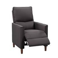 CorLiving - Alder Manual Fabric Recliner - Dark Grey - Alternate Views