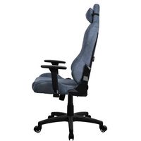 Arozzi - Torretta Soft Fabric Gaming Chair - Blue - Alternate Views