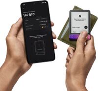 Ledger - Flex Crypto Hardware Wallet with Recovery Key - Crimson Magenta - Alternate Views