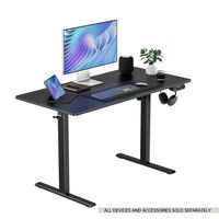 HUANUO - Extra Large Adjustable Standing Desk - 63″ x 28″ - Black - Alternate Views