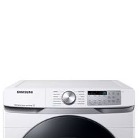 Samsung - OBX 4.5 cu. ft. Large Capacity Smart Front Load Washer with Super Speed Wash - White - Alternate Views
