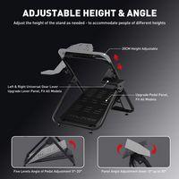 GTPlayer - Sim Racing Wheel Stand Simulator Cockpit Wheel Stand fit forLogitech,Thrustmaster, CSR... - Alternate Views