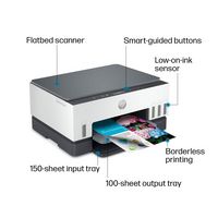 HP - Smart Tank 6001 Wireless All-In-One Supertank Inkjet Printer with up to 2 Years of Ink Inclu... - Alternate Views