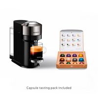 Nespresso - Vertuo Next Deluxe Bundle by Breville - Dark Chrome - Alternate Views