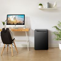 Insignia™ - 2.7 Cu. Ft. Mini Fridge with Door Storage and ENERGY STAR Certification - Black - Alternate Views