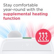 Frigidaire - 115V 14,000 BTU 450 Sq. Ft. Portable Air Conditioner with 12,000 BTU Supplemental He... - Alternate Views