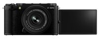 Fujifilm - X-M5 Body with XC15-45mmF3.5-5.6 OIS PZ Lens Kit - Black - Alternate Views