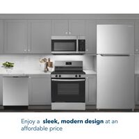Insignia™ - 1.7 Cu. Ft. Over-the-Range Microwave with 1,000W Cooking Power - Stainless Steel - Alternate Views