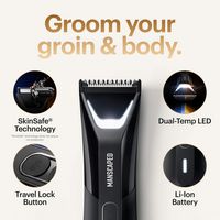 Manscaped - The Lawn Mower 5.0 Ultra Hair Trimmer Essentials Kit - Black - Alternate Views