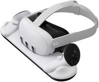 Insignia™ - Charge Station for Meta Quest 3 and 3S - White - Alternate Views