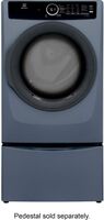 Electrolux - Front Load Perfect Steam™ Electric Dryer with Instant Refresh – 8.0 Cu. Ft - Denim Blue - Alternate Views