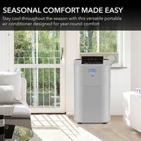 Whynter - 400 Sq. Ft. Portable Air Conditioner - Silver - Alternate Views