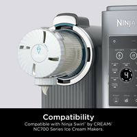 Ninja - Swirl by CREAMi Pints and Lids, 2 Pack - Grey Lids - Alternate Views