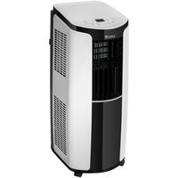 Gree - Portable Air Conditioner with Remote Control for a Room up to 350 Sq. Ft - White/Black - Alternate Views