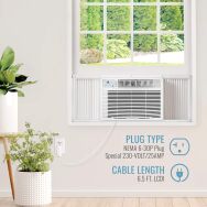 Keystone - 18,800/18,400 BTU 230V Window Air Conditioner with 16,000 BTU Supplemental Heat Functi... - Alternate Views