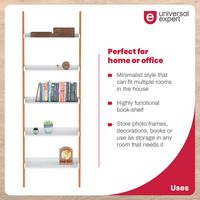 Universal Expert - Remus Ladder Bookshelf - Oak - Alternate Views