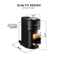 Nespresso - Vertuo Next Premium Coffee and Espresso Maker in Black Rose Gold - BlackRose Gold - Alternate Views