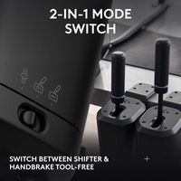 RS Shifter & Handbrake for Logitech G    RS & PRO Series - PlayStation, Xbox, & PC - Black - Alternate Views