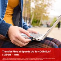 SANDISK - Extreme Fit 512GB USB-C Flash Drive - Black - Alternate Views