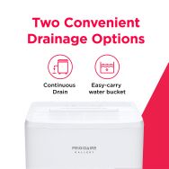 Frigidaire - 50 Pint Smart Dehumidifier - White - Alternate Views
