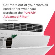 Frigidaire - 12,000 BTU 550 Sq. Ft. Smart Window Air Conditioner with Remote - White - Alternate Views