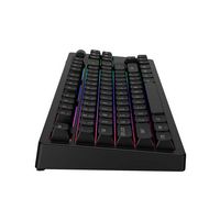 GAMDIAS - HERMES M7 TKL Hybrid Mechanical Red Switch Gaming Keyboard - Black - Alternate Views