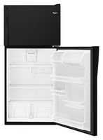 Whirlpool - 18.2 Cu. Ft. Top-Freezer Refrigerator - Black - Alternate Views