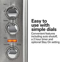 Hamilton Beach - Countertop convection oven with rotisserie - Stainless Steel - Alternate Views