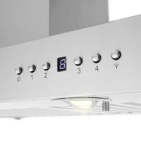 ZLINE - 42 inches - Externally Vented - Island Range Hood - Stainless steel - Alternate Views