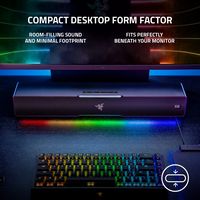 Razer - Leviathan V2 Bluetooth Gaming Speakers with RGB Lighting (2-Piece) - Black - Alternate Views