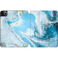SaharaCase - Folio Case for Apple iPad Pro 12.9 (4th, 5th, and 6th Gen 2020-2022) - Blue Marble - Alternate Views