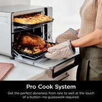 Ninja - Double Stack XL Countertop Oven & Air Fryer with Pro Cook System - Stainless Steel - Alternate Views