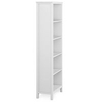 Simpli Home - Artisan 5 Shelf Bookcase - White - Alternate Views