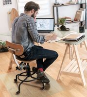 Floortex - Premium Rectangular Phthalate Free Vinyl Chair Mat for Hard Floor 48 x 60 inches - Clear - Alternate Views