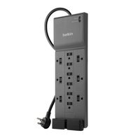 Belkin - Surge Protector for Home/Office with 12 AC outlets, 8-foot cord, 3940 joules of surge pr... - Alternate Views