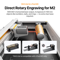 xTool - RA3 Lite Rotary Attachment - Alternate Views