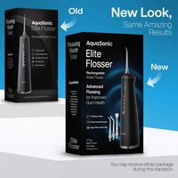 AquaSonic - Elite - Portable Cordless Water Flosser - 4 Modes, 8 Pressure Settings, 4 Tips, 300ml... - Alternate Views